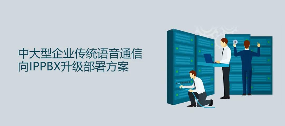 申甌中大型企業(yè)傳統(tǒng)語音通信向IPPBX升級部署方案